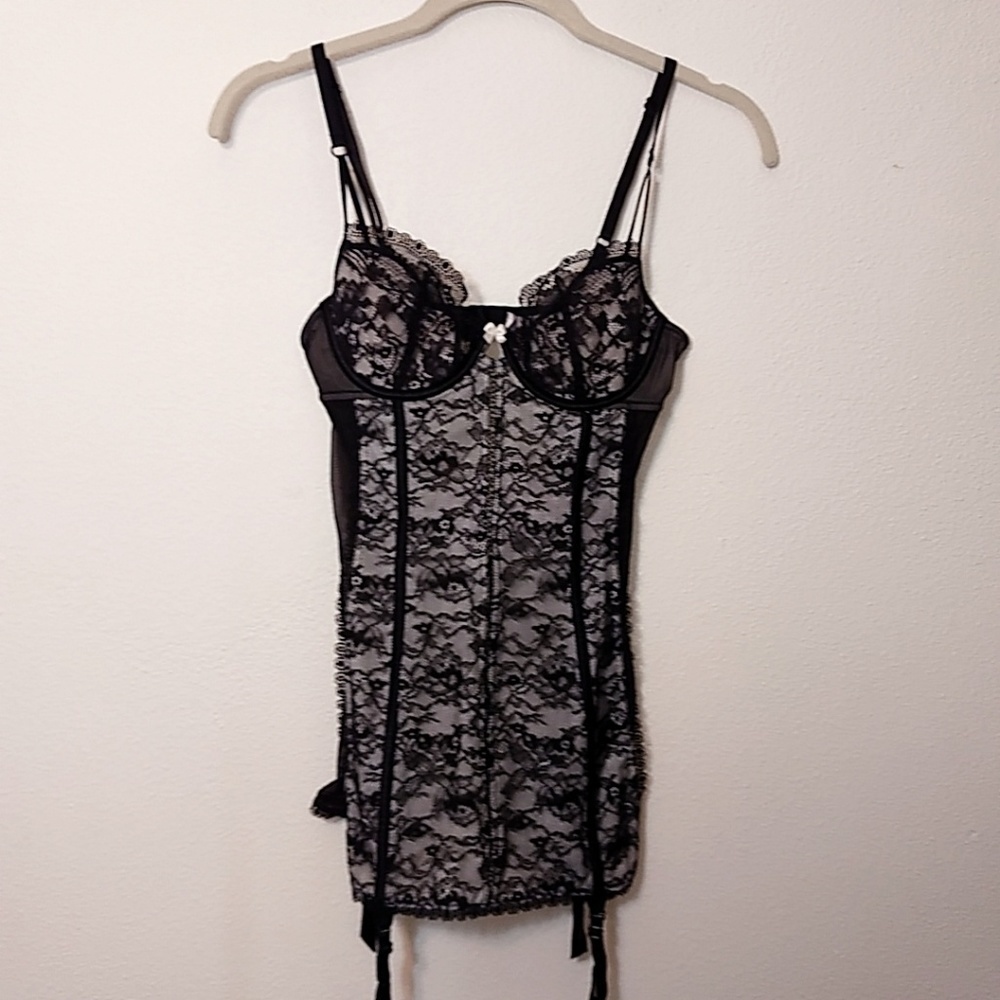Victoria's Secret Black Lace Lingerie - 36B